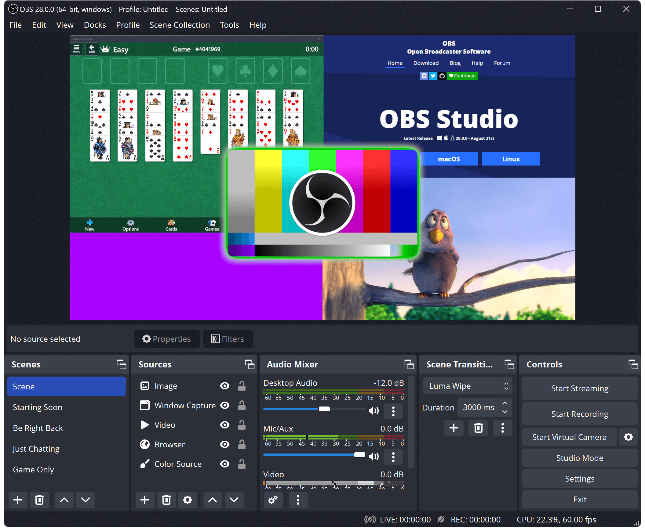 iCam Ultra支援OBS Studio免費影音串流直播工具